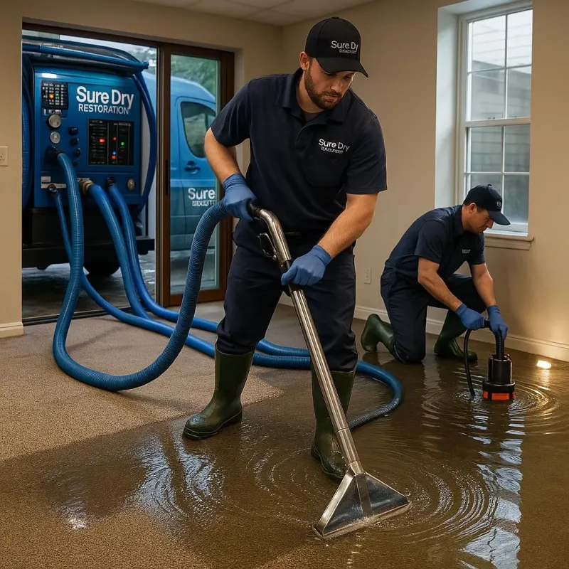 Water Extraction and Removal process in Folsom, CA
